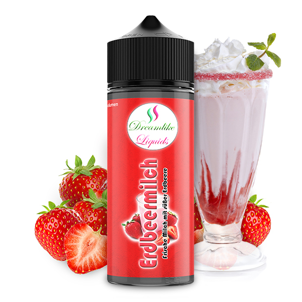 DREAMLIKE LIQUIDS MILK Erdbeermilch Aroma 10ml