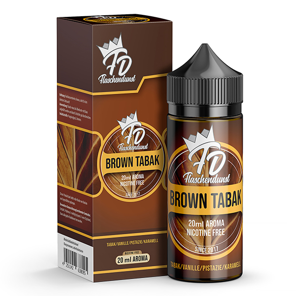 FLASCHENDUNST Brown Tabak Aroma 20ml