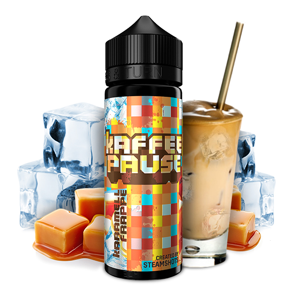 KAFFEEPAUSE by Steamshots Karamell Frappé Ice Aroma 20ml