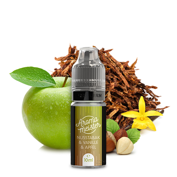 AROMAMEISTER Nusstabak & Vanille & Apfel Aroma 10ml