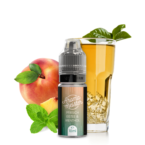 AROMAMEISTER Pfirsich-Eistee & Menthol Aroma 10ml