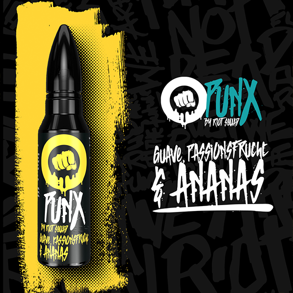 RIOT SQUAD PUNX Guave, Passionsfrucht und Ananas Aroma 15ml