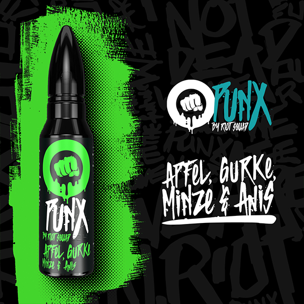 RIOT SQUAD PUNX Apfel, Minze, Gurke und Anis Aroma 15ml