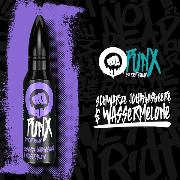 RIOT SQUAD PUNX Schwarze Johannisbeere und Wassermelone Aroma 15ml