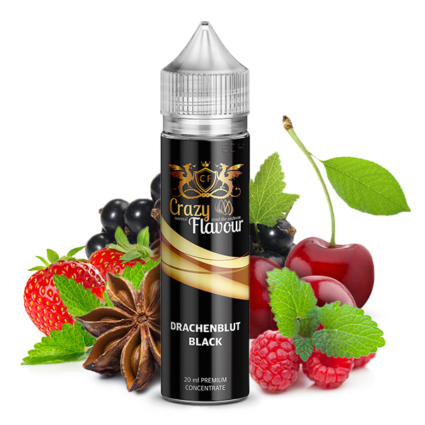 CRAZY FLAVOUR DRACHENBLUT Black Aroma 20ml