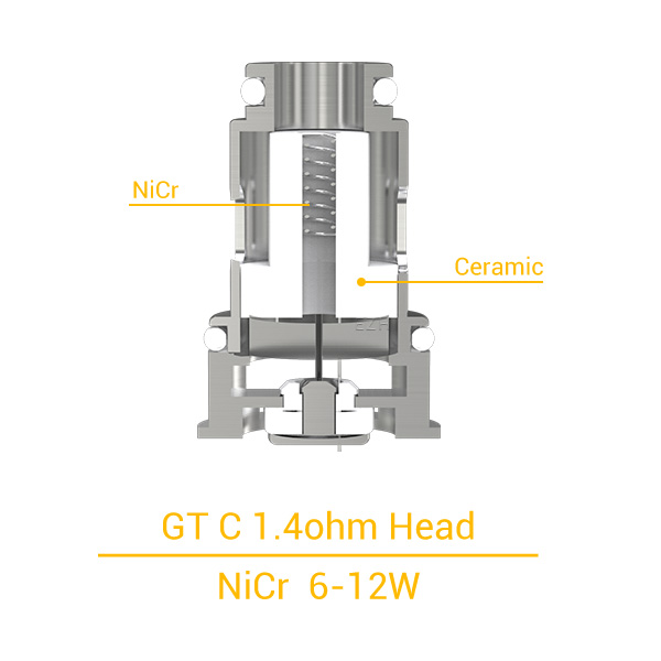 5x Eleaf GT C Coil Verdampferkopf