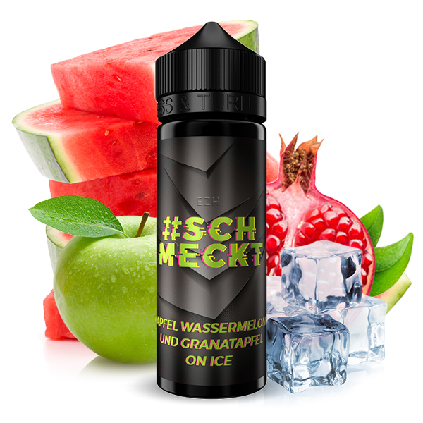 HASHTAG SCHMECKT Apfel, Wassermelone und Granatapfel on Ice Aroma 10ml