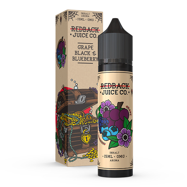 REDBACK JUICE CO. Traube, Brombeere & Heidelbeere Aroma 15ml