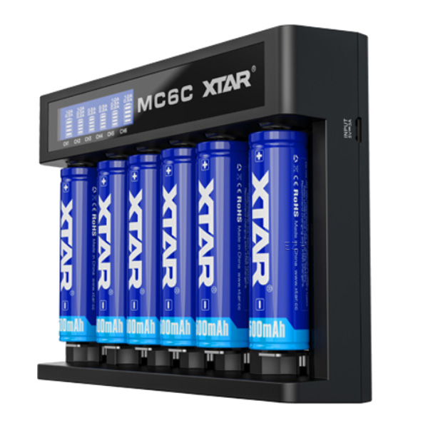 XTAR MC6C Ladegerät