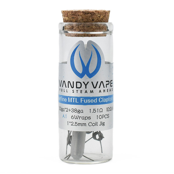 Vandy Vape Prebuilt A1 Superfine MTL Fused Clapton Coil 1.51 Ohm - P11