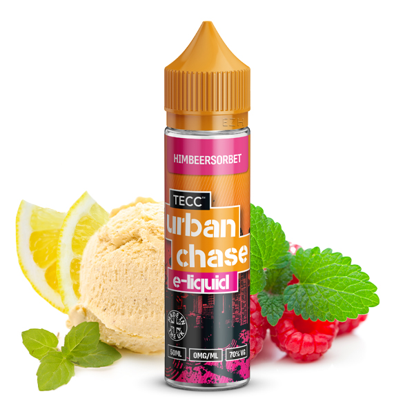 URBAN CHASE Himbeersorbet Liquid 50ml