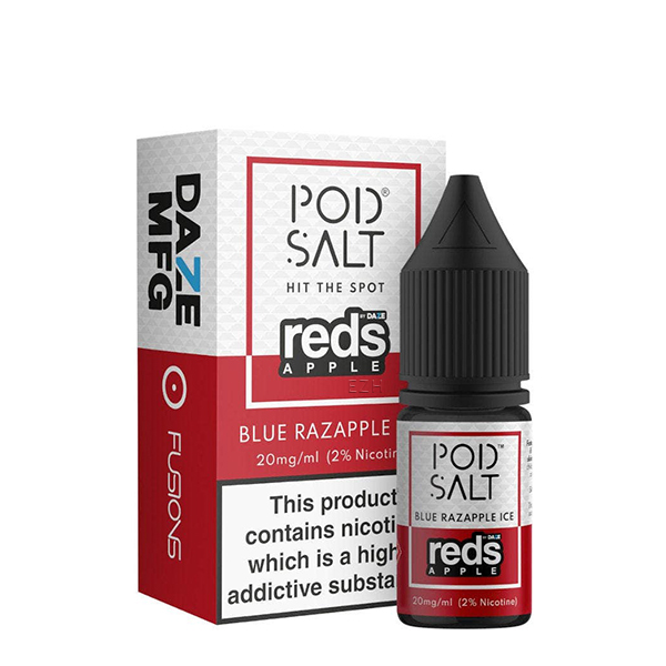 POD SALT FUSION Reds Apple Blue Razapple Ice Nikotinsalz Liquid 10 ml