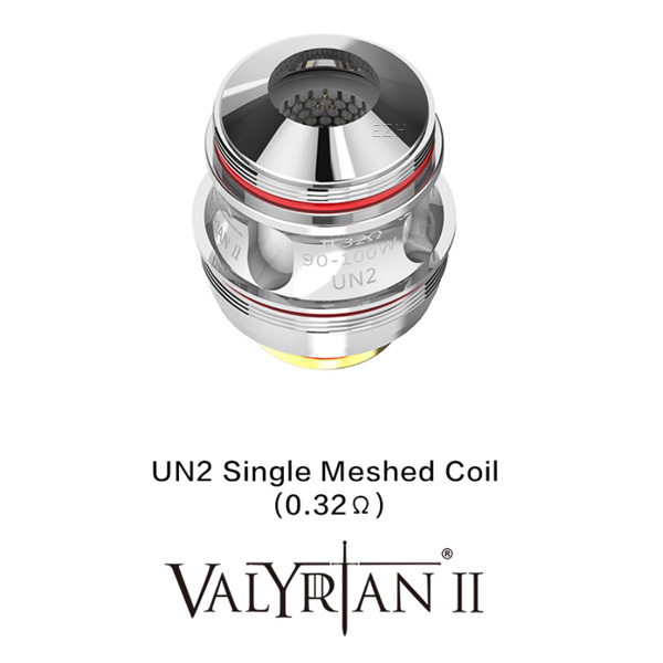 2x Uwell Valyrian 2 UN2 Single Meshed Coil Verdampferkopf