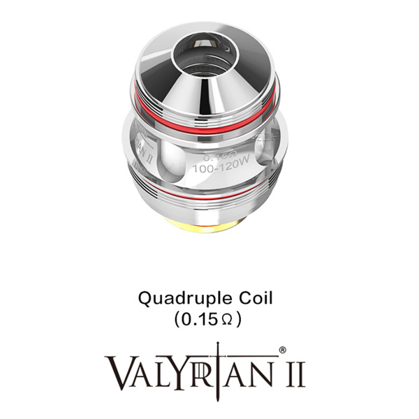 2x Uwell Valyrian 2 Quadruple Coil Verdampferkopf