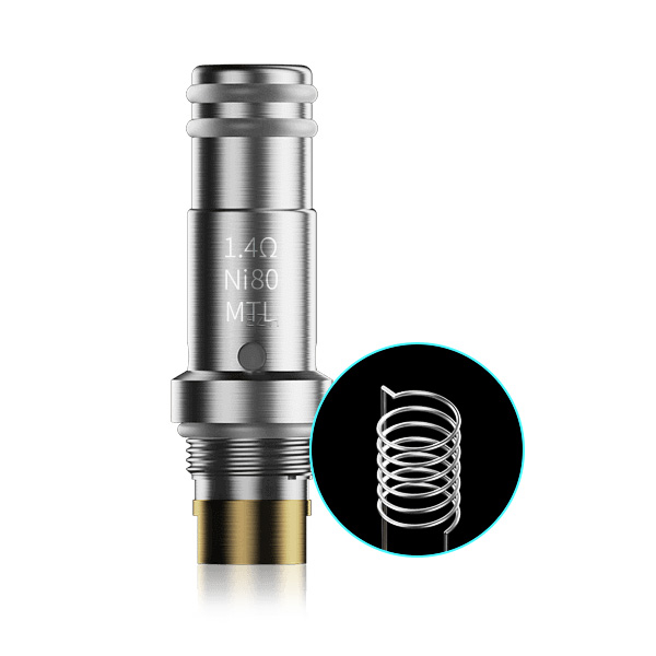 3x Smoant Pasito MTL Ni80 Coil Verdampferkopf