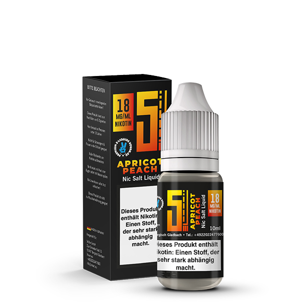 5 EL Apricot Peach Nikotinsalz Liquid 10 ml