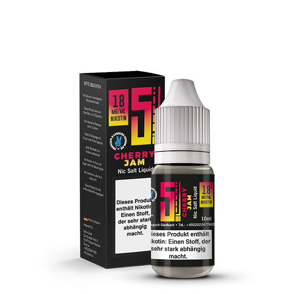 5 EL Cherry Jam Nikotinsalz Liquid 10 ml