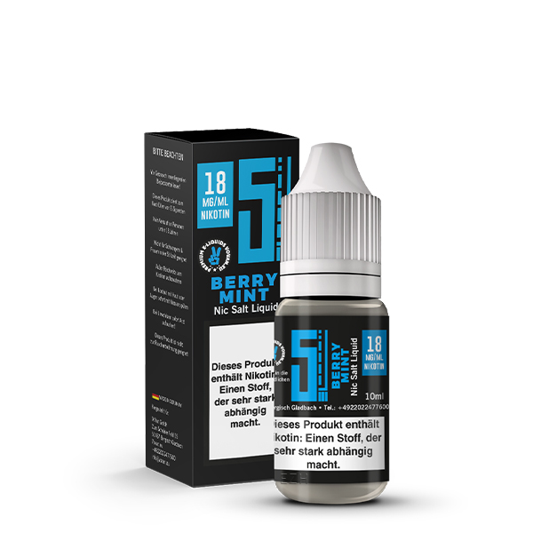 5 EL Berry Mint Nikotinsalz Liquid 10 ml