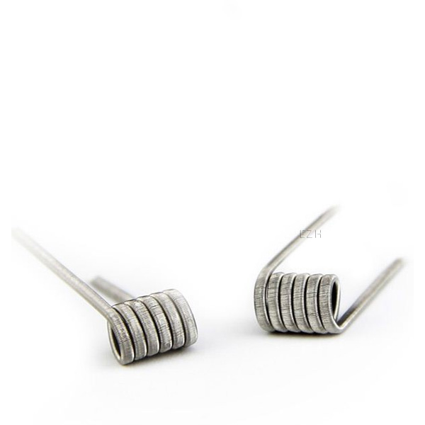 COILART 2x Handmade Fused Clapton Ni80 Coils 0.3 Ohm (2x26GA/40GA) + Wickelwatte- PC2