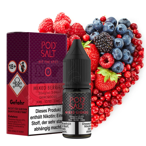 POD SALT Mixed Berries Nikotinsalz Liquid 10 ml