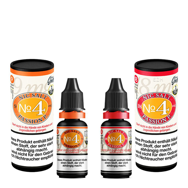 FLAVOUR SMOKE No.4 - Passion P. Nikotinsalz Liquid 10 ml