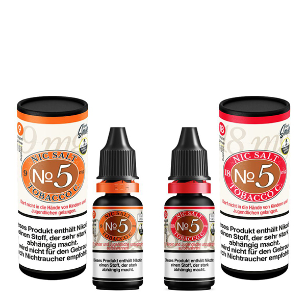 FLAVOUR SMOKE No.5 - Tobacco C. Nikotinsalz Liquid 10 ml