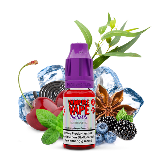 VAMPIRE VAPE Nic Salts Blood Sukka Nikotinsalz Liquid 10 ml