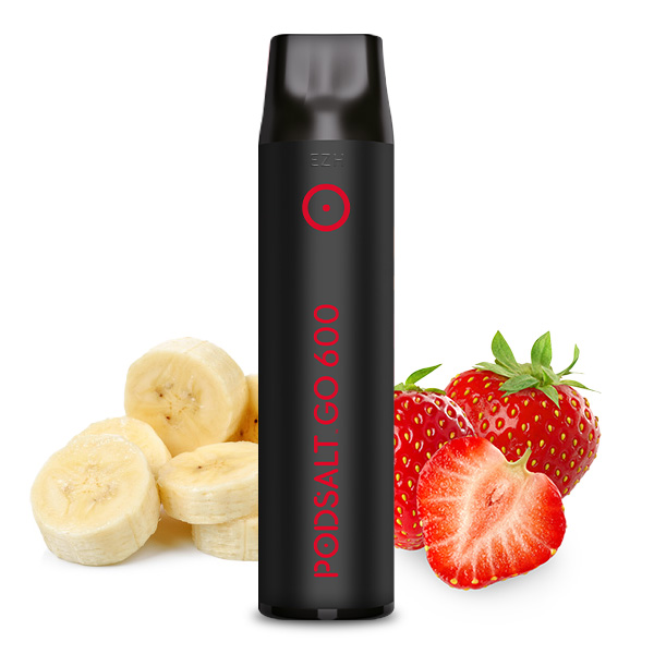 Pod Salt Go 600 Einweg E-Zigarette - Strawberry Banana