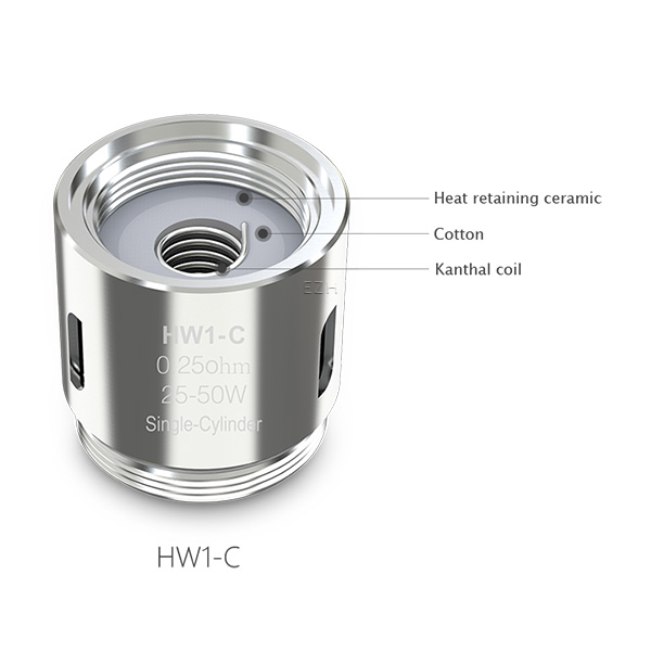 5x Eleaf HW1-C Coil Verdampferkopf