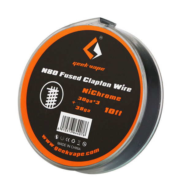 GEEKVAPE 3 Meter N80 Fused Clapton 30*3/38GA (0.25*3/0.10 mm) Wickeldraht - W5