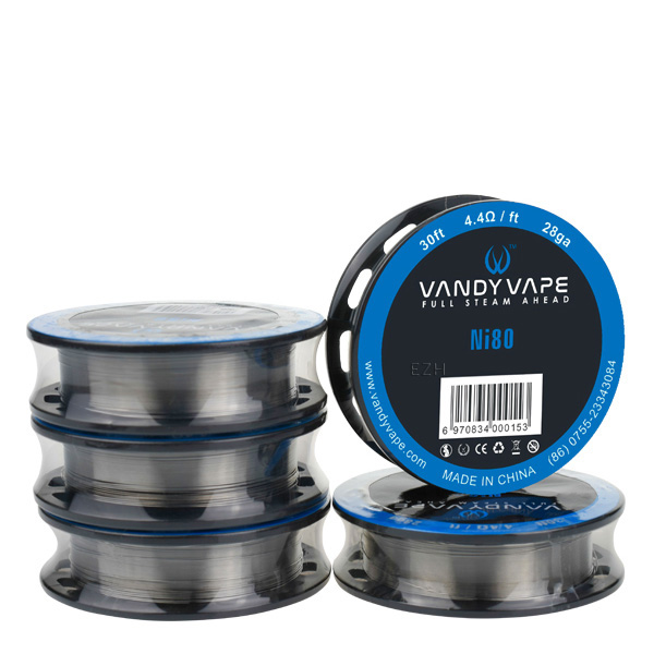 Vandy Vape 3 Meter Ni80 Superfine MTL Fused Clapton 30ga*2/38ga Wickeldraht - W1