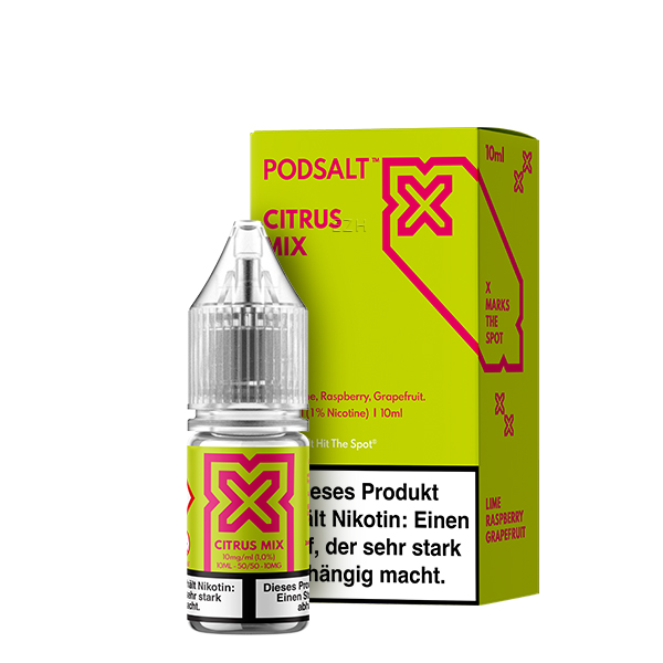 POD SALT X Citrus Mix Nikotinsalz Liquid 10 ml