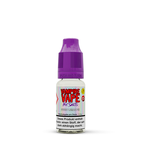 VAMPIRE VAPE Nic Salts Sweet Lemon Pie Nikotinsalz Liquid 10 ml