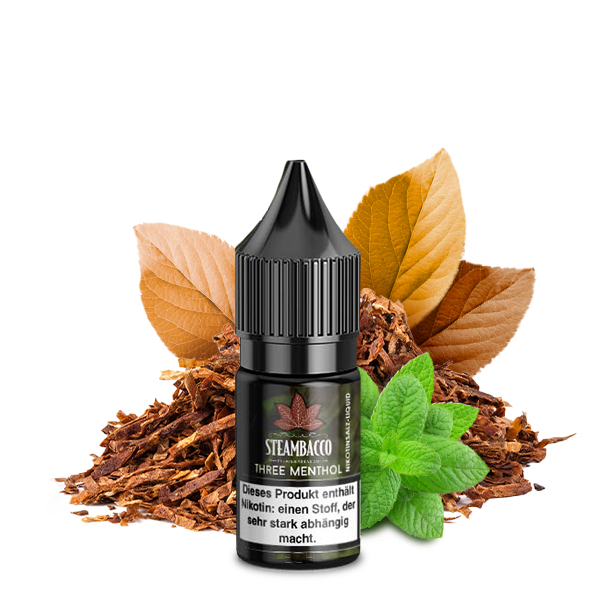 STEAMBACCO Three Menthol Nikotinsalz Liquid 10ml