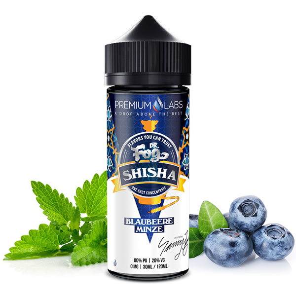 DR. FOG SHISHA Blaubeere Minze Aroma 30ml