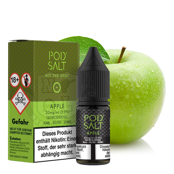 POD SALT Apple Nikotinsalz Liquid 10 ml