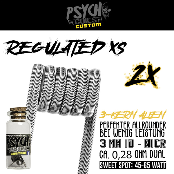 Psycho Coils Regulated XS NiCr Handmade Coil