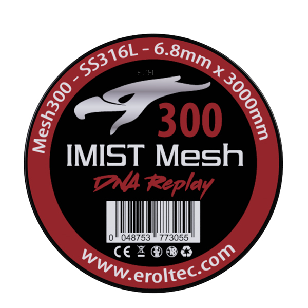 IMIST 3 Meter SS316L Mesh Wire 300 Wickeldraht