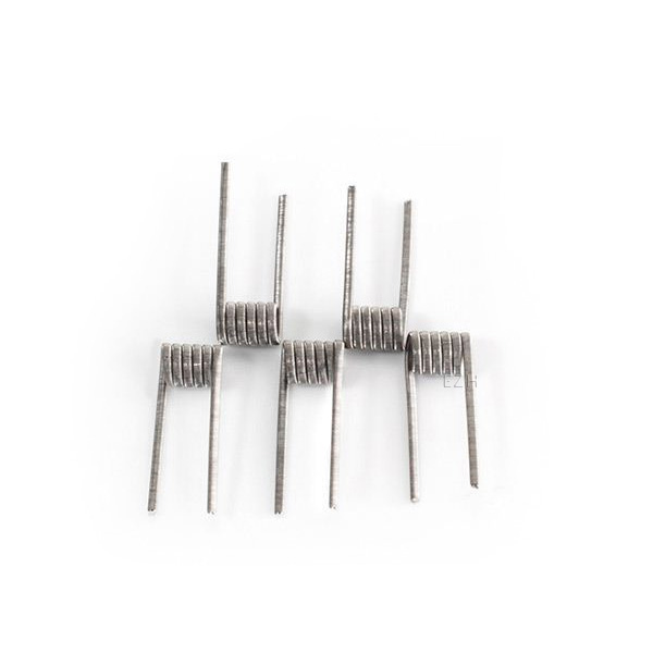 COILART 5 x Handmade Fused Clapton Coil 0.2 Ohm (2x 26G/38G Ni80) - H2