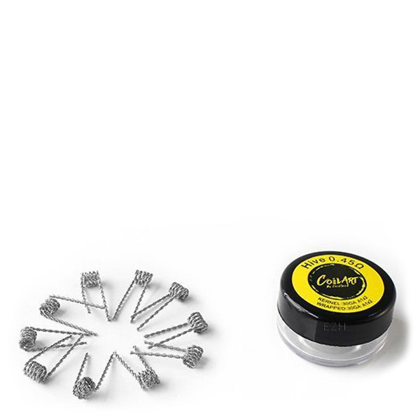 COILART 10 x Prebuilt Hive Coil 0.45 Ohm (2x 30GA/2x 30GA) - P8