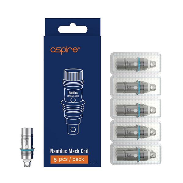 5x ASPIRE BVC Nautilus Coil Verdampferkopf