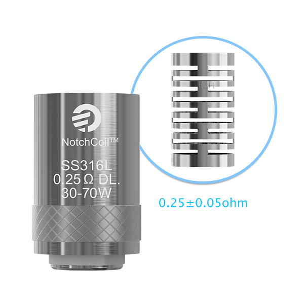 5x JOYETECH NotchCoil DL Coil Verdampferkopf