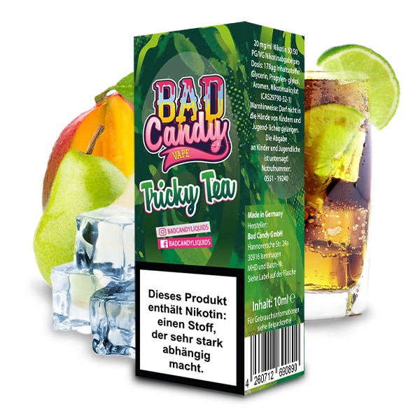 BAD CANDY Tricky Tea Nikotinsalz Liquid 10 ml