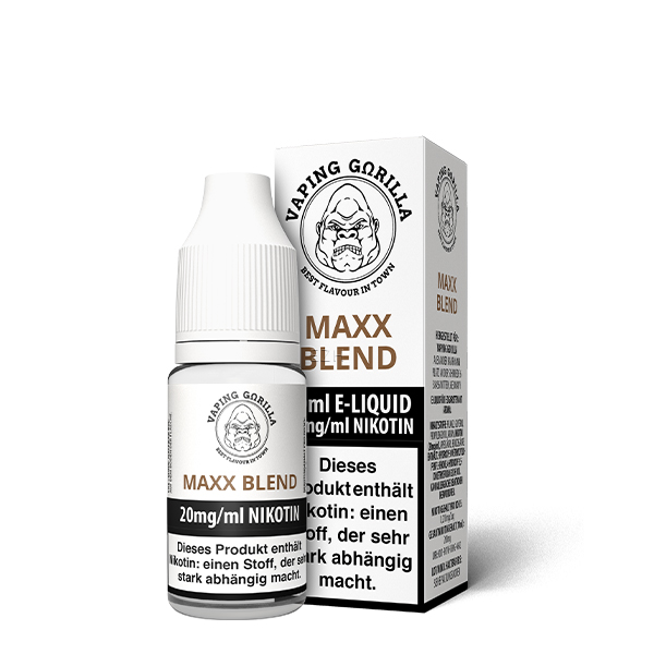 VAPING GORILLA Maxx Blend Nikotinsalz Liquid 10 ml