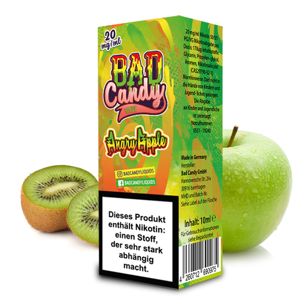 BAD CANDY Angry Apple Nikotinsalz Liquid 10 ml