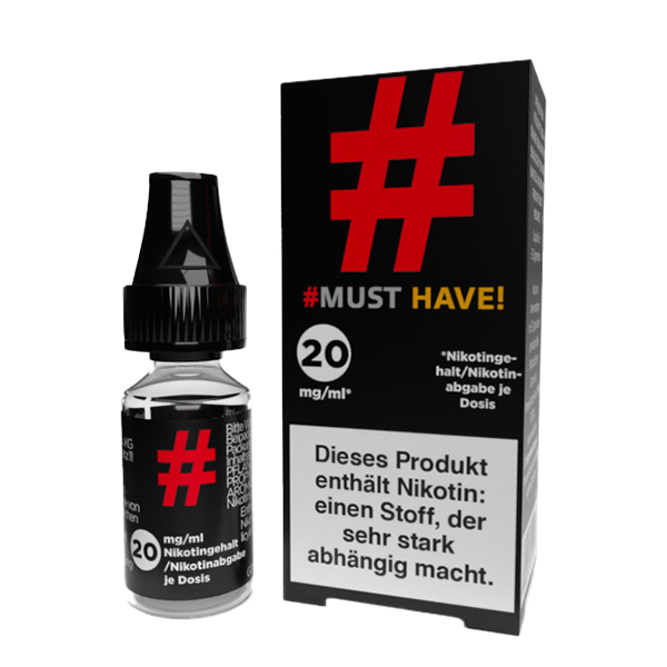 MUST HAVE Hashtag Nikotinsalz Liquid 10 ml