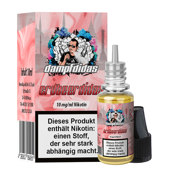 DAMPFDIDAS Erdbeerdidas Nikotinsalz Liquid 10 ml