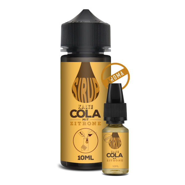 SIRUP Kalte Cola mit Zitrone Aroma 10ml