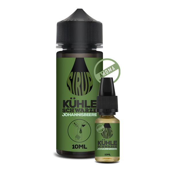 SIRUP Kühle Schwarze Johannisbeere Aroma 10ml