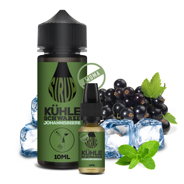 SIRUP Kühle Schwarze Johannisbeere Aroma 10ml